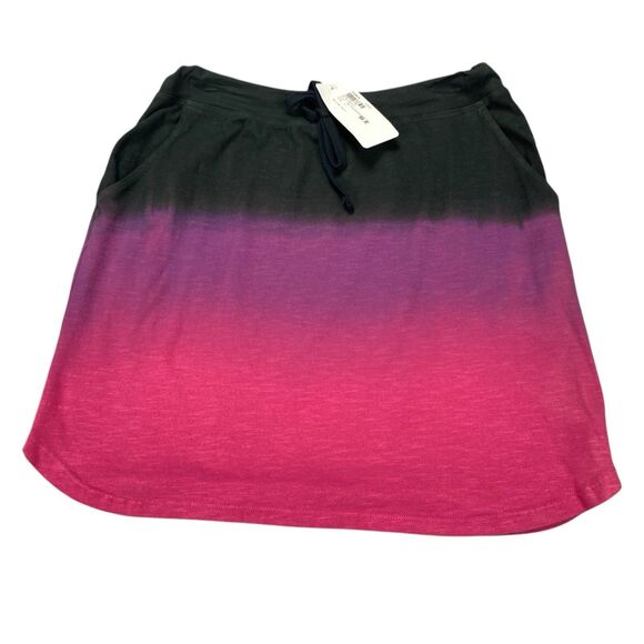 SUNDRY for Evereve Skirt Womens Size 2  Pink Tie-Dye Print Lightweight USA - Picture 1 of 12